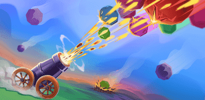 Взрыв валуна